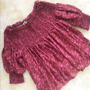 Off the shoulder blouse